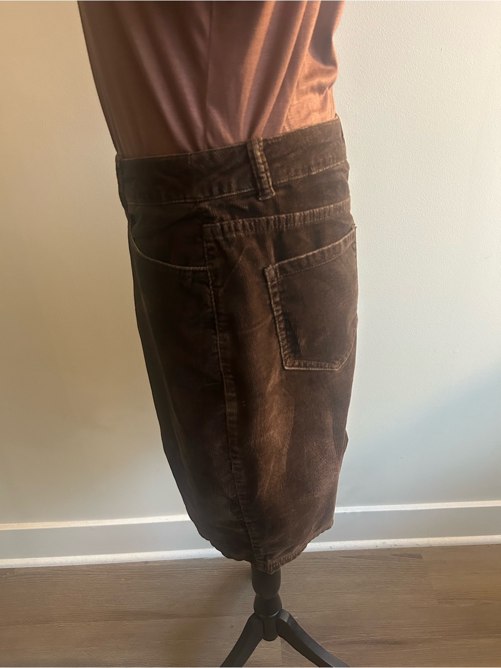 Cidra Chocolate Brown Corduroy Skirt - Picture 11 of 11